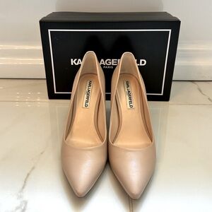 Karl Lagerfeld Paris Nude Stilettos